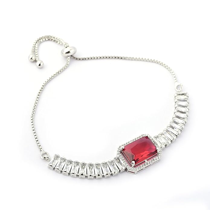 Rubicious Silver Bracelet ( BA-7112)