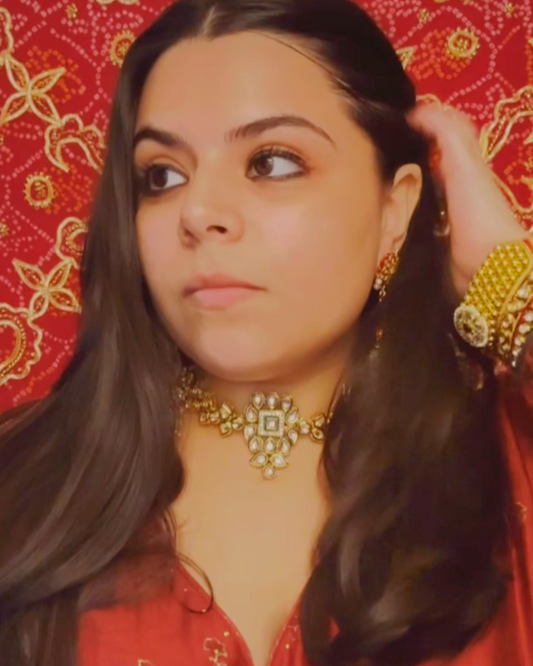 Malabar Kundan Pearl Necklace