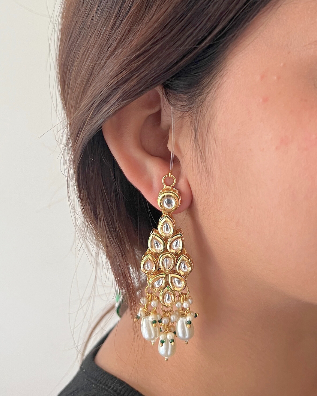Khoobsurat Kundan Pearl Choker Necklace