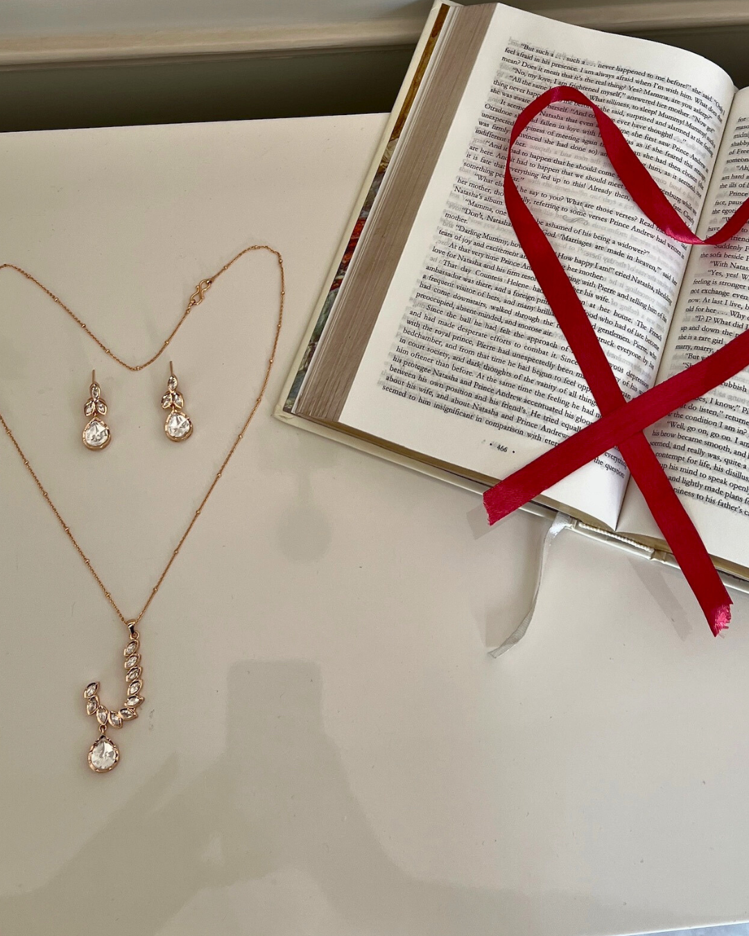 Valentine Date Night Moissanite Pendant Set
