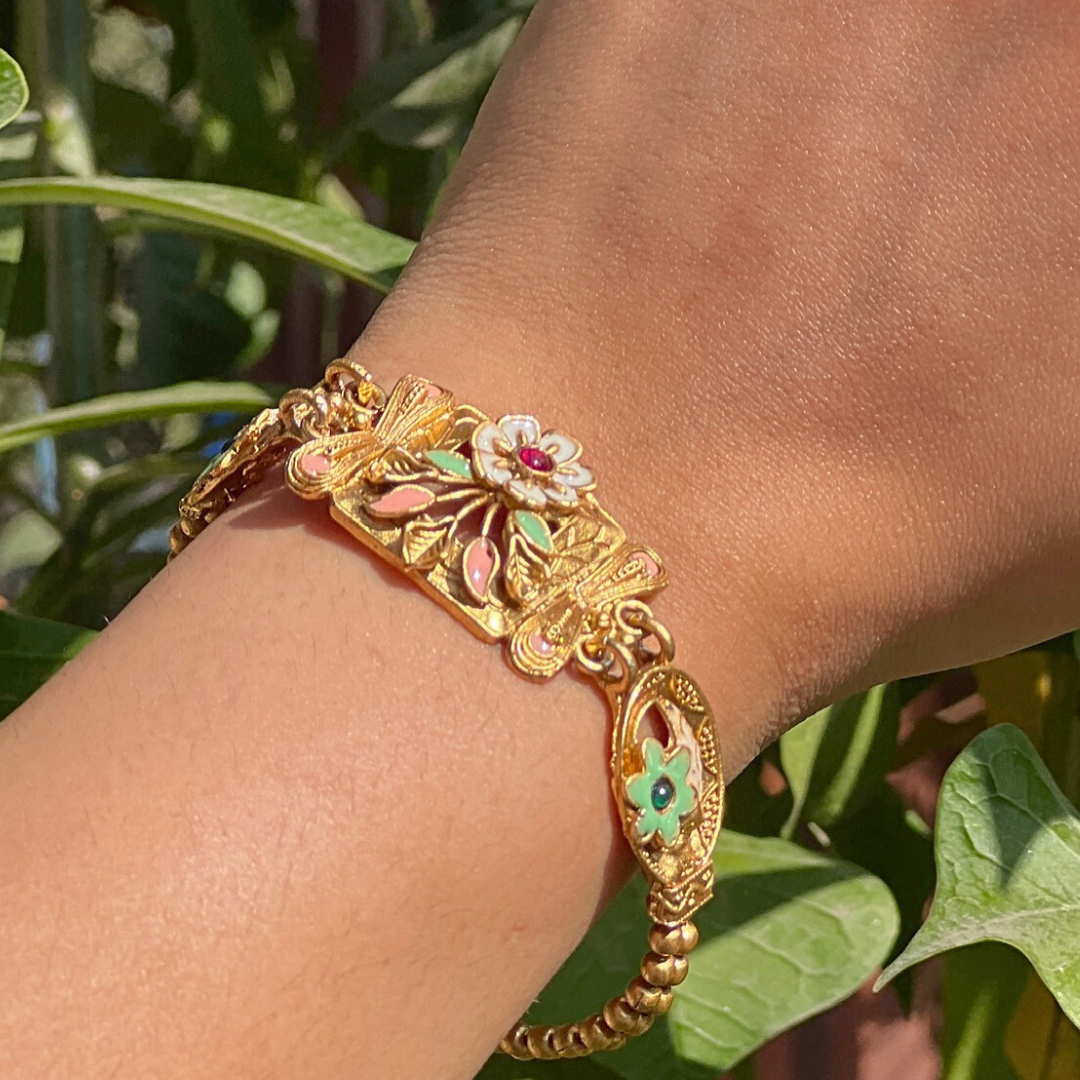 Vintage Meenakumari Adjustable Bracelet