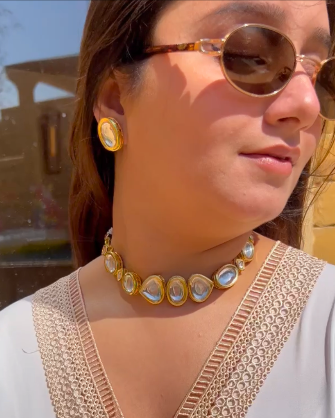 Aishwarya Kundan Necklace Set