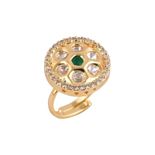 Rang-e-Hari Adjustable Ring