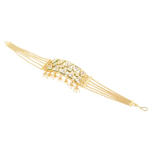 Shakuntala Kundan Bracelet (Adjustable)