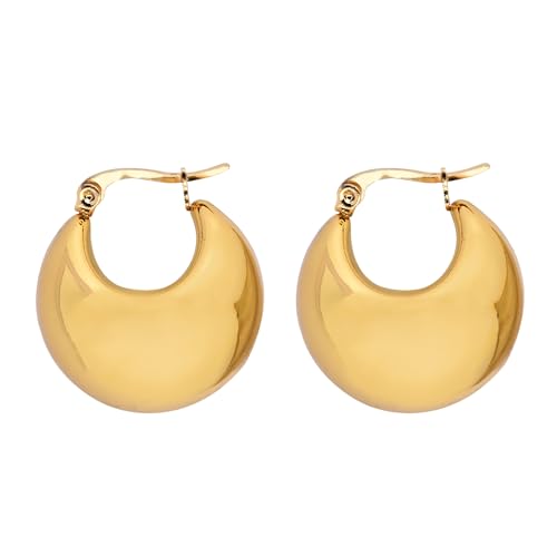 Golden Aura Hoops