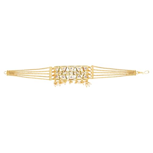 Shakuntala Kundan Bracelet (Adjustable)