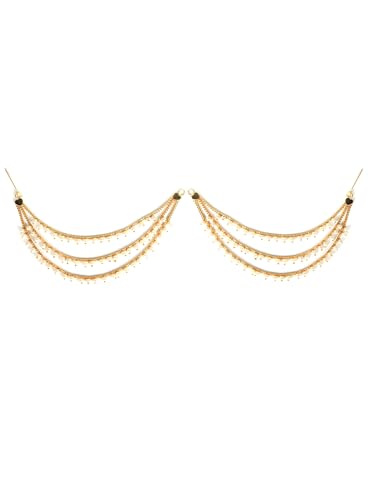 Sunehri Resham Earchains