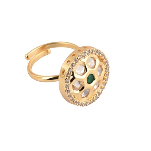Rang-e-Hari Adjustable Ring