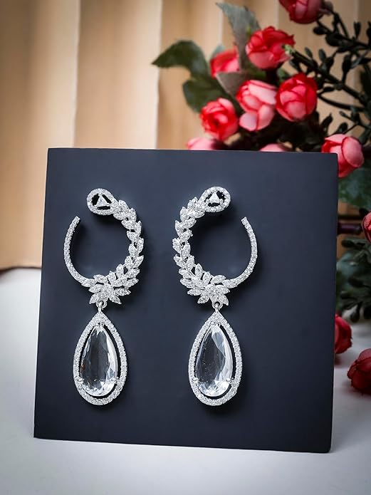 Statement Rain Drop Earrings (ERA-781)
