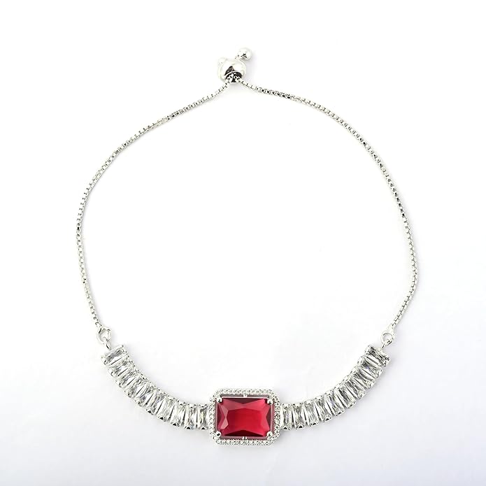 Rubicious Silver Bracelet ( BA-7112)