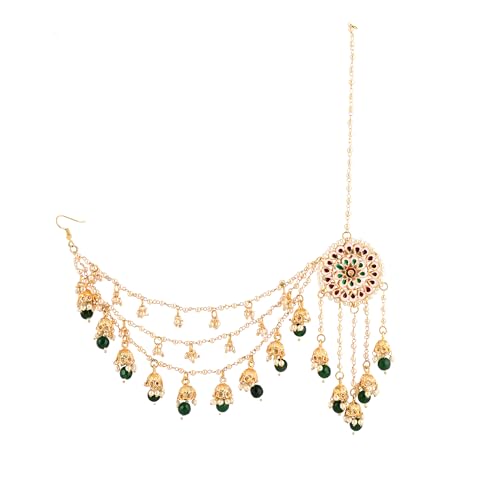 Sohani Green Bead Earrings