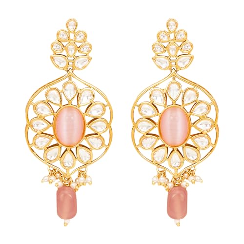 Charming Pink Polki Choker Necklace