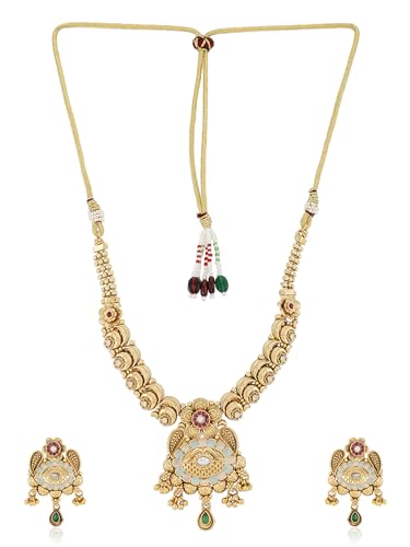 Vintage Firozi Elegance Necklace Set