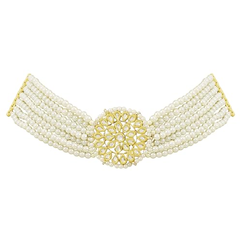 Pearl Kundan Choker Set