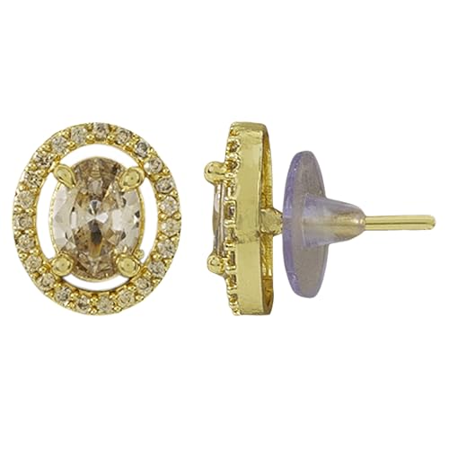 Oval Moissanite Pendant Set