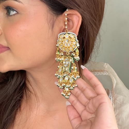 Royal Maharani chandelier Long Earrings