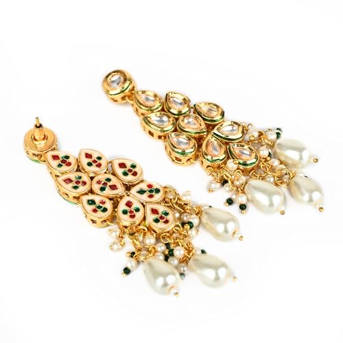 Khoobsurat Kundan Pearl Choker Necklace