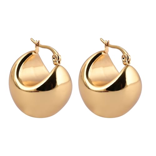 Golden Aura Hoops