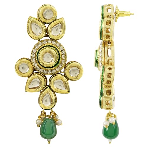 Statement Green Emerald Necklace Set
