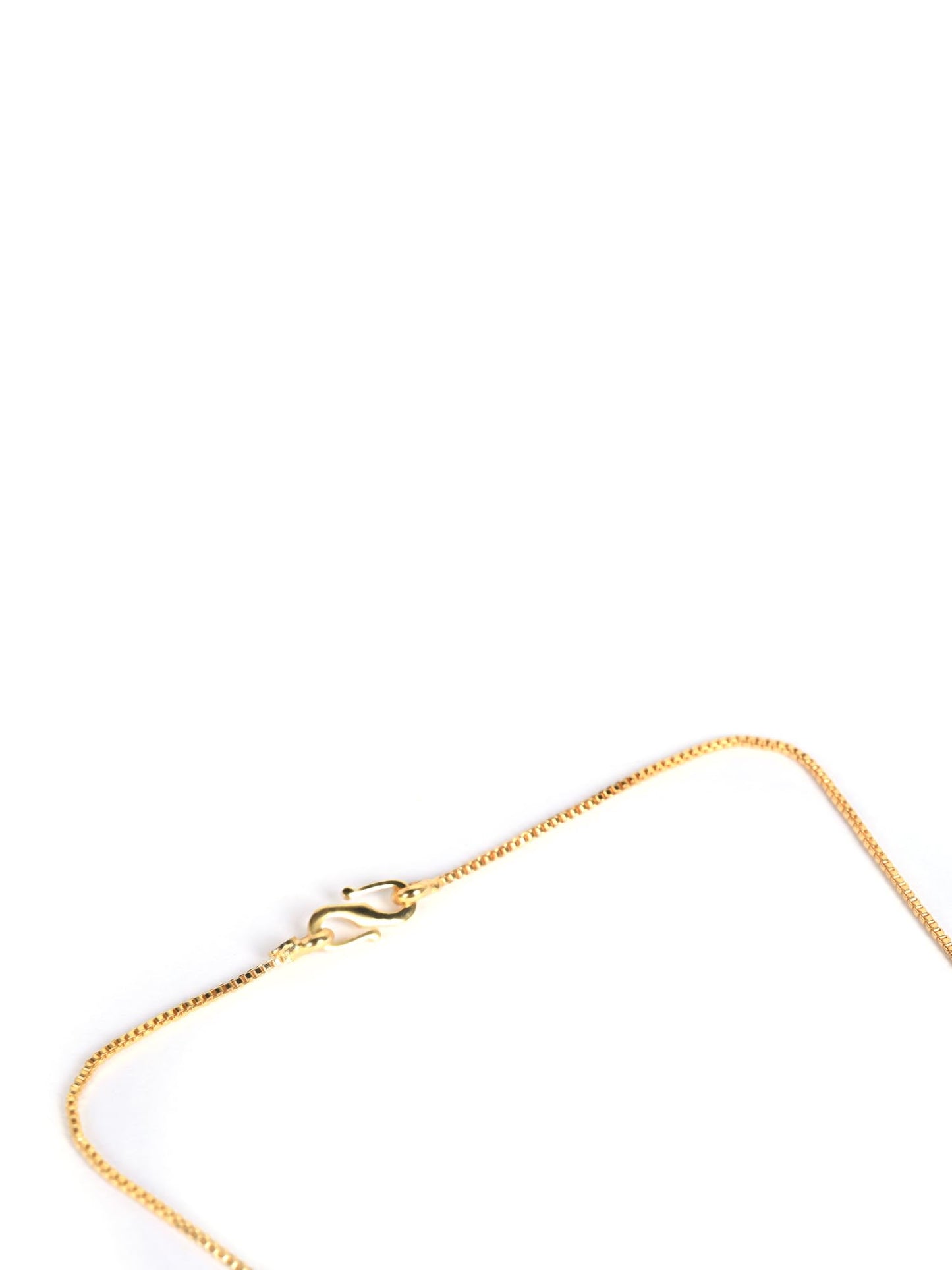 Jewellity Sleek Gold Plated, Regular Wear, Anti Tarnished Chain (32 cm) CG-209