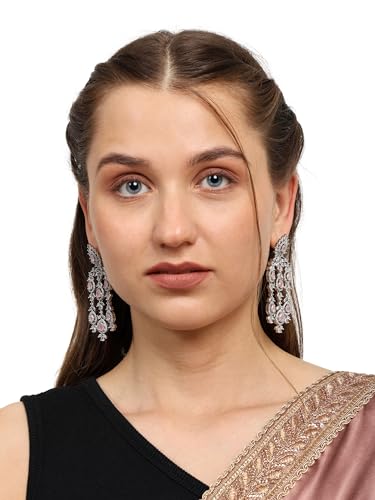 Blush Pink Chandelier Earrings
