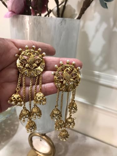 Ember Shine Gold Jhumkis
