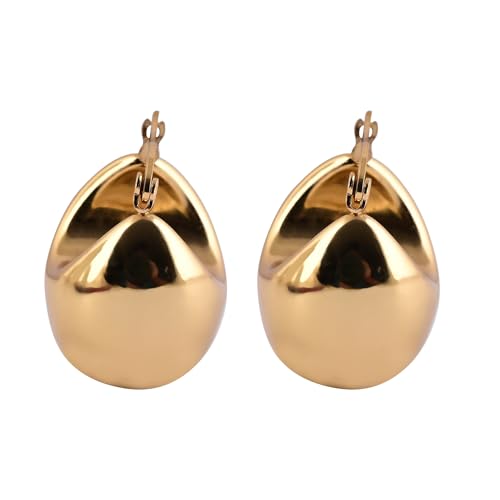 Golden Aura Hoops