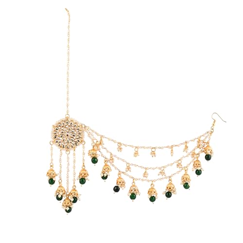 Sohani Green Bead Earrings