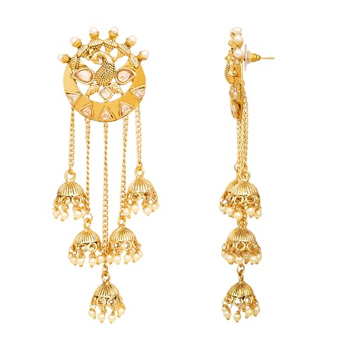 Ember Shine Gold Jhumkis