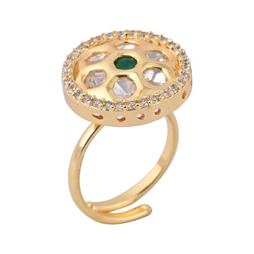 Rang-e-Hari Adjustable Ring