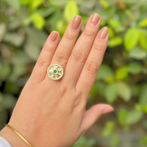 Rang-e-Hari Adjustable Ring