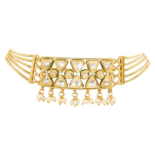 Shakuntala Kundan Bracelet (Adjustable)