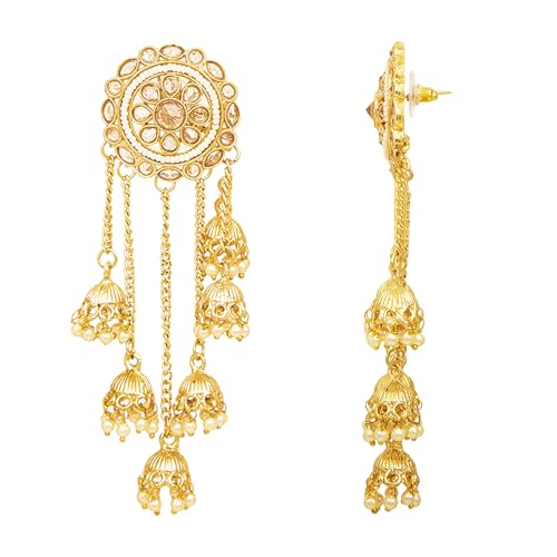 Golden Dewfall Jhumkis