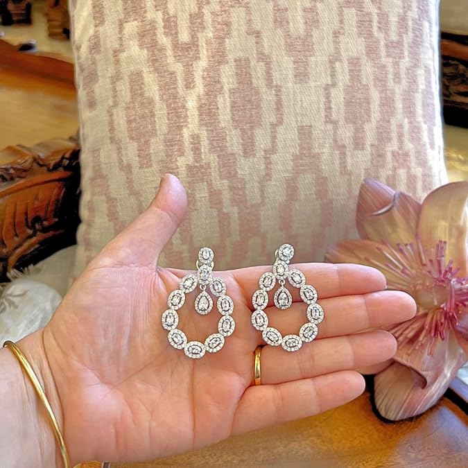 Oval Moonshine Earrings