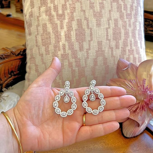 Oval Moonshine Earrings