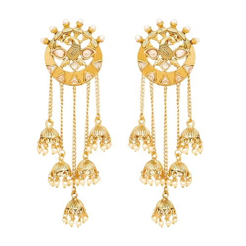 Ember Shine Gold Jhumkis