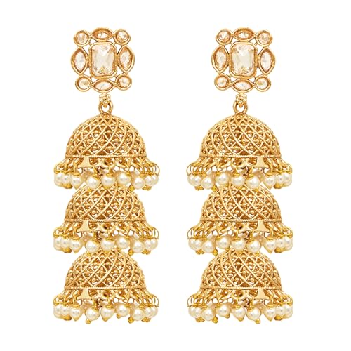Triluxe Charm Jhumkis