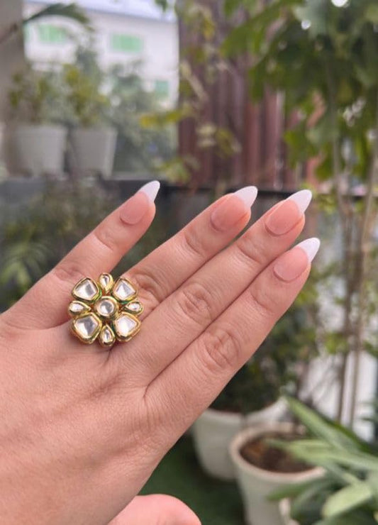 Rose Petal Spark Ring