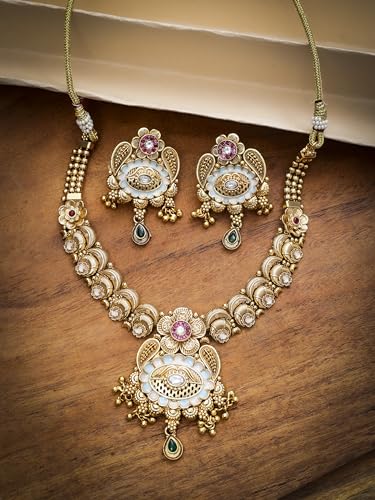 Vintage Firozi Elegance Necklace Set