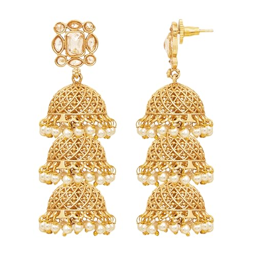 Triluxe Charm Jhumkis