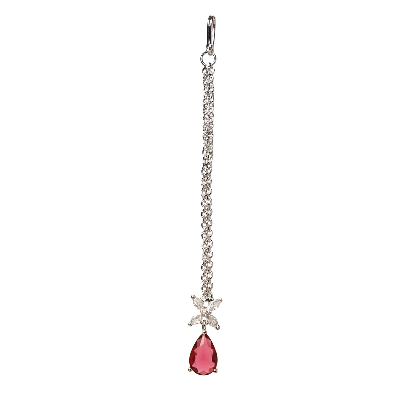 Red And Silver Date Night Necklace