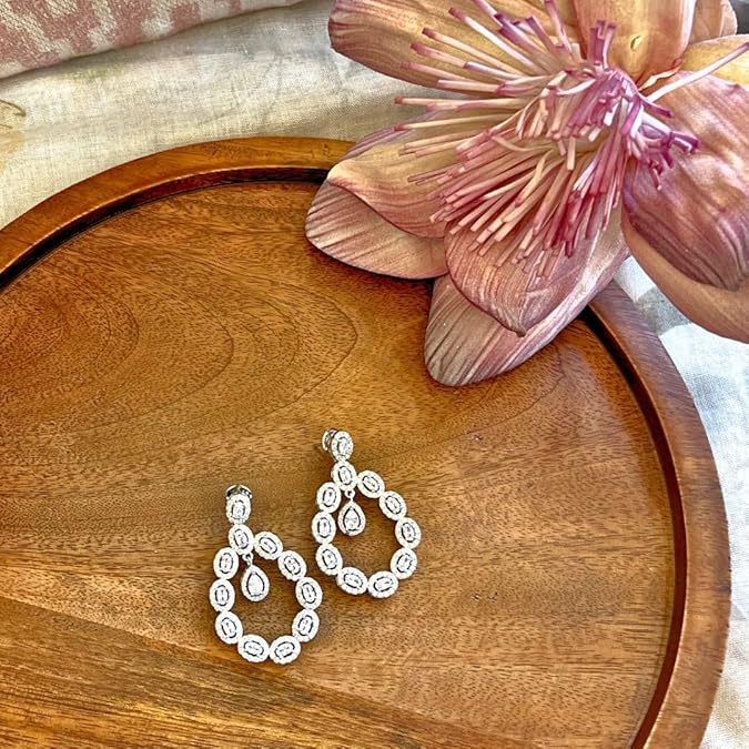Oval Moonshine Earrings