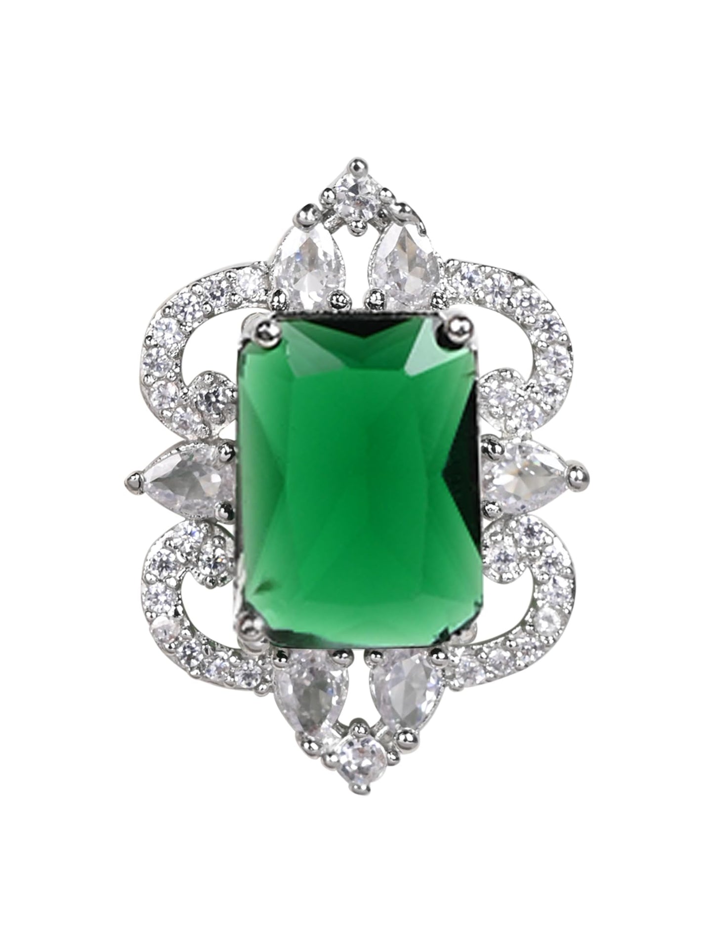 Majestic Green Emerald Necklace
