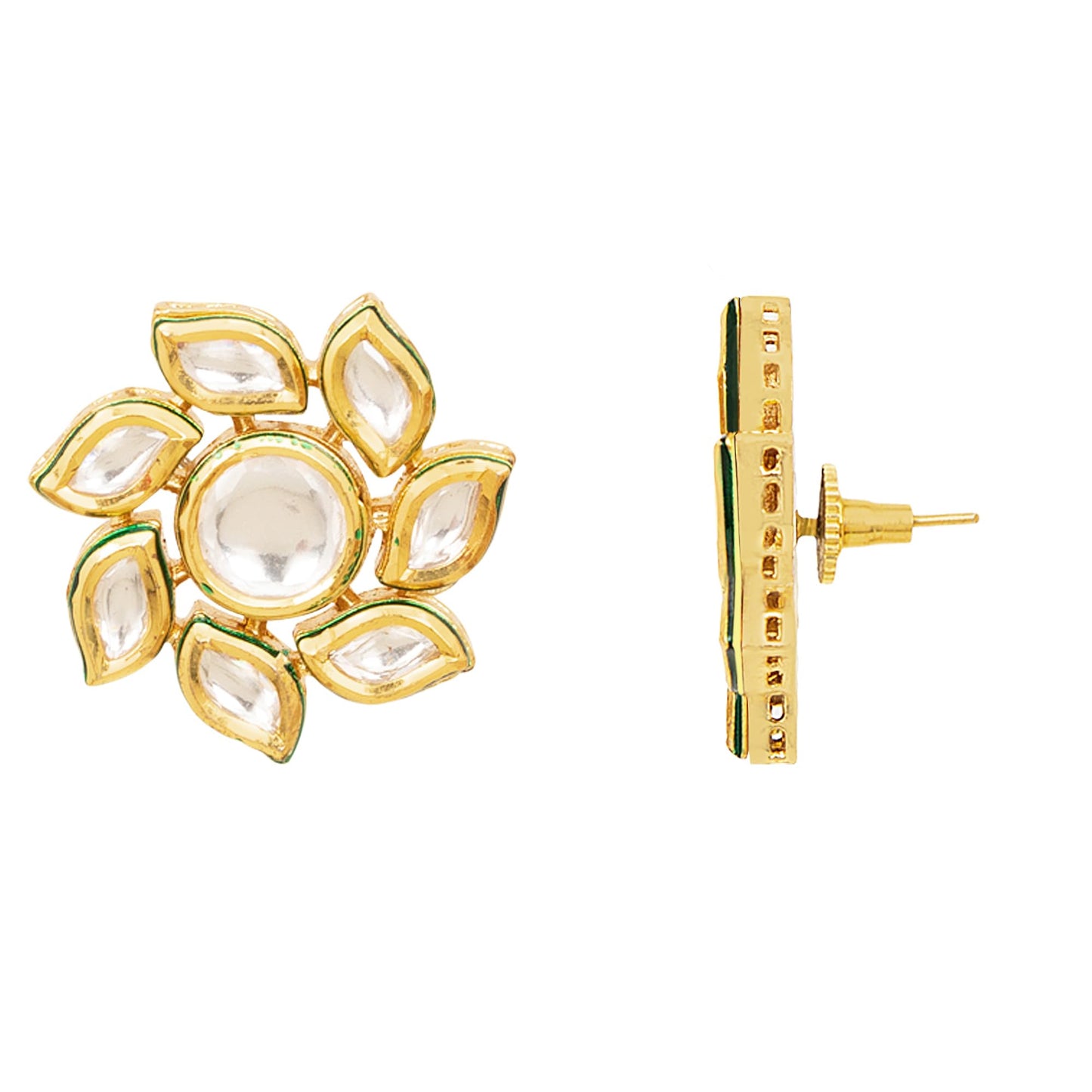 Flower Motif Studs