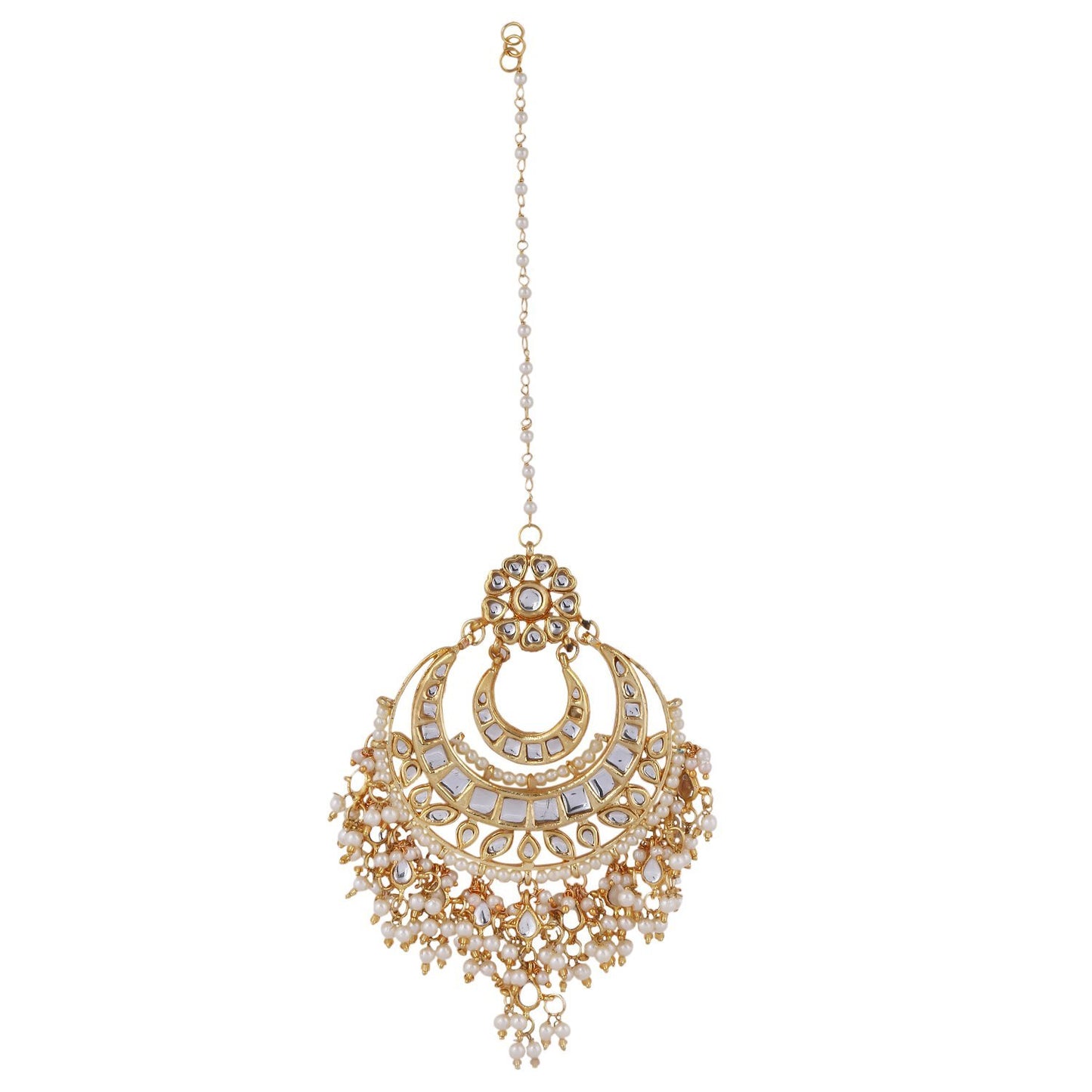 Kundan And Pearl Showstopper Chandbalis Earrings