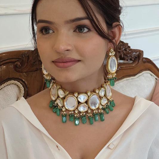 Kundan Aurora Collar Necklace