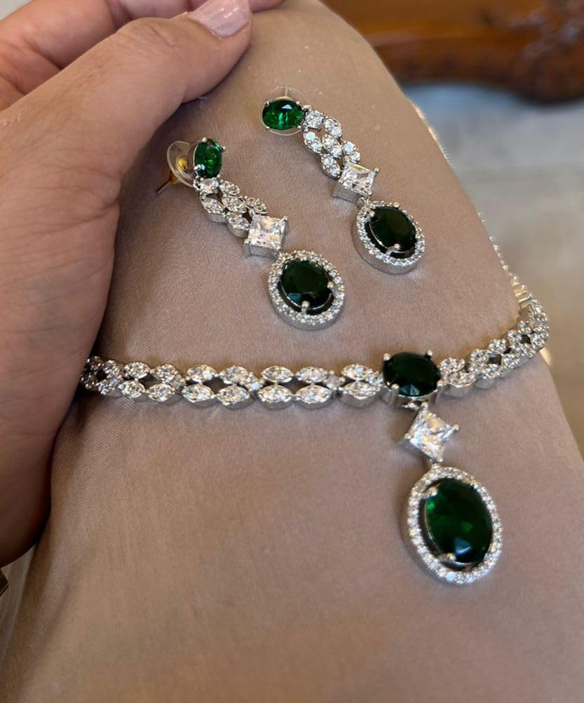 Sapphire Veil Necklace