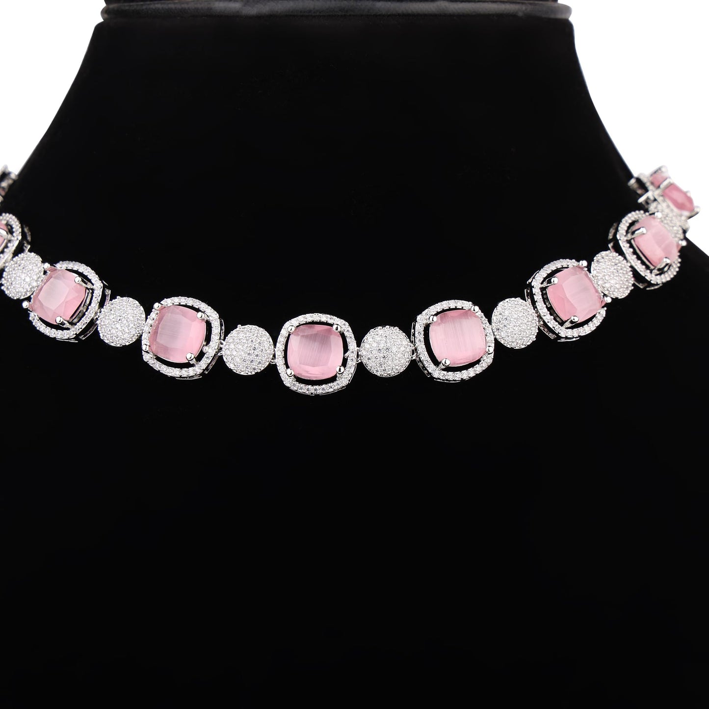Twilight Pink Choker Necklace