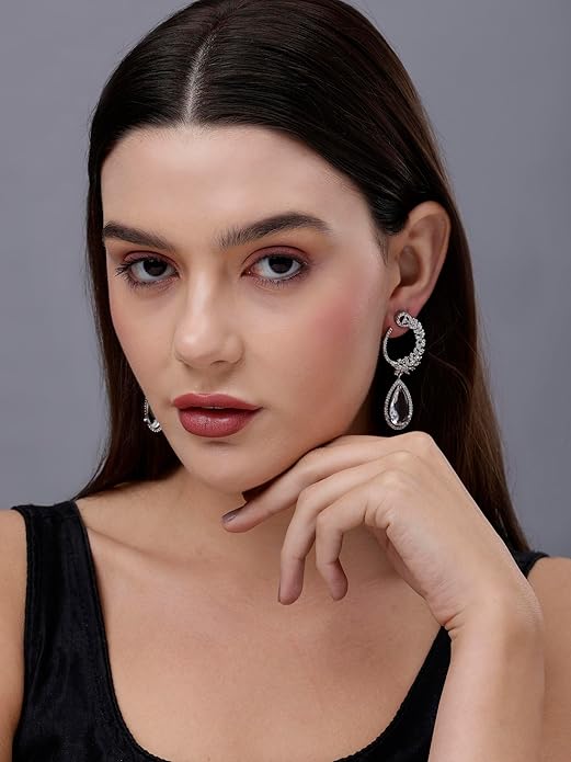 Statement Rain Drop Earrings (ERA-781)
