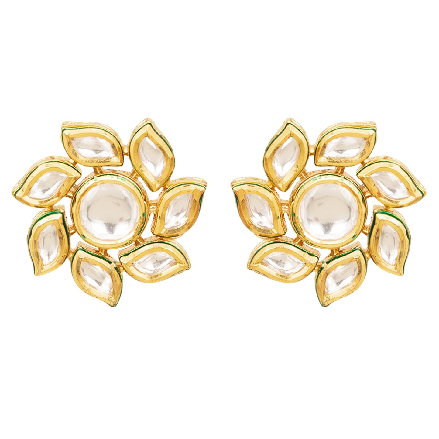 Flower Motif Studs